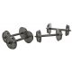 P725 Truck Point/Shoulder Axle Wheelsets -- 33`/172 Point 1.815` Axle Steel, Weaver/China Trucks, O, Northwest Short Line 88944