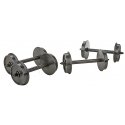 P725 Truck Point/Shoulder Axle Wheelsets -- 33`/172 Point 1.815` Axle Steel, Weaver/China Trucks, O, Northwest Short Line 88944