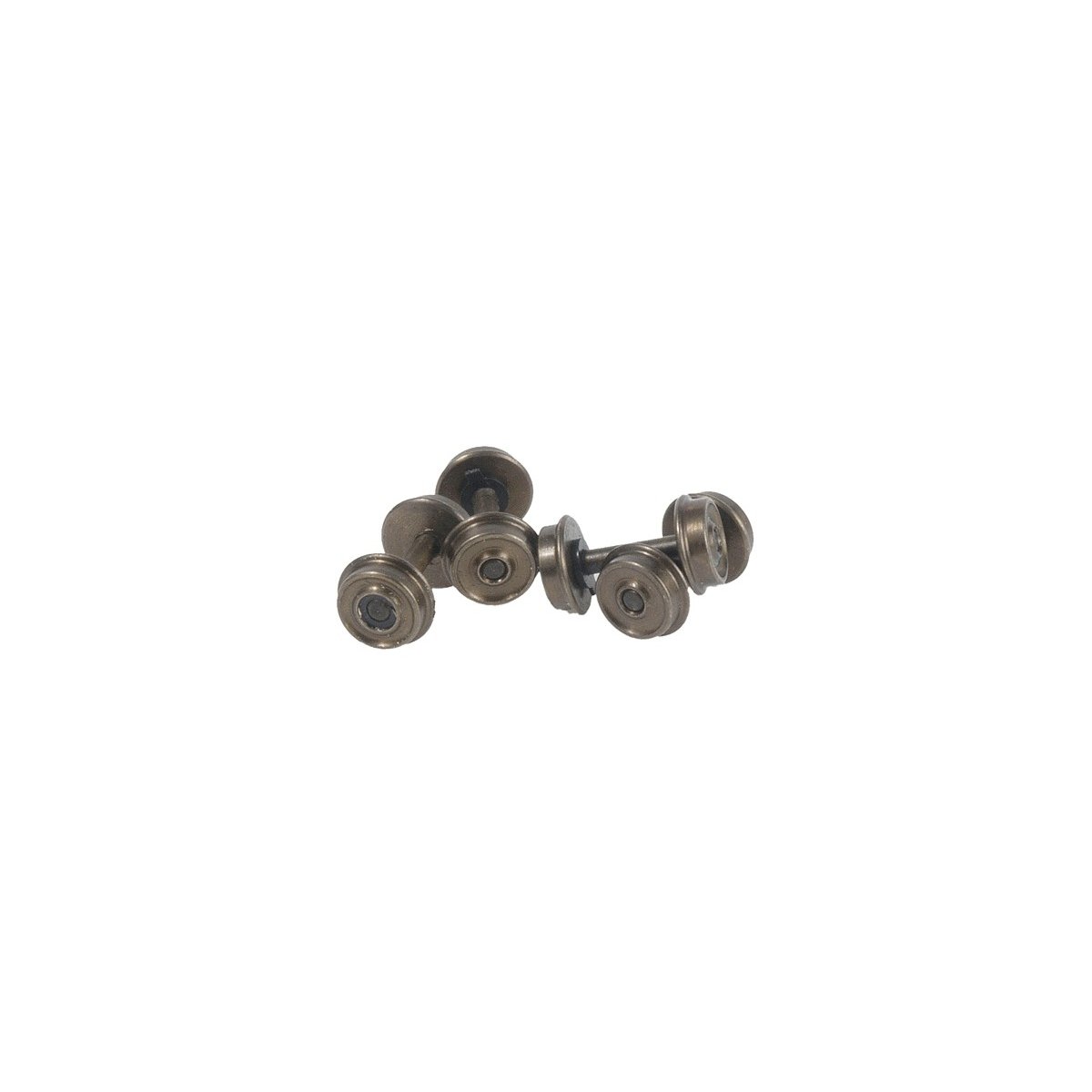 HOn3 Flush Axle Nickel-Silver Wheelset -- 24′/88, HOn3, Northwest Short Line 373224