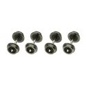 33′ Blackened Metal Wheels -- pkg(12), N, Atlas Model Railroad Co. 22020
