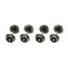 33′ Blackened Metal Wheels -- pkg(12), N, Atlas Model Railroad Co. 22020
