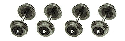 33′ Blackened Metal Wheels -- pkg(12), N, Atlas Model Railroad Co. 22020