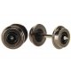 36′ Blackened Metal Wheels -- pkg(12), N, Atlas Model Railroad Co. 22036