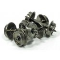 33′ Metal Wheelsets -- pkg(12), N, Rapido Trains Inc 102068