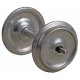 Smooth-Back Metal Wheelsets -- 33` Diameter for 1/29 Scale or 36` for 1/32 (1) Scale (uncolored) 1 Set, G, Kadee Quality Product