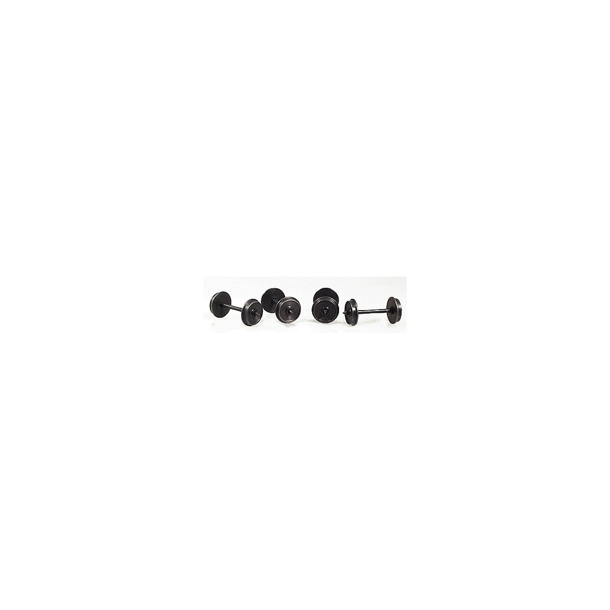 Precision Made Steel Wheel Sets pkg(4) -- 33′, 172 Tread w/Pointed Axles, O, Northwest Short Line 88874