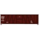 40′ Single-Sheathed Wood Boxcar with Wood Doors and Wood Ends - Kit -- Canadian National 501587 (Boxcar Red), HO, Accurail Inc