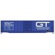 50′ Welded-Side Single-Door Boxcar - Kit -- Grand Trunk Western 597892 (blue, white, Good Track Road Logo)