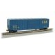 ACF 50′6′ Outside-Braced Boxcar - Flashing Rear End Device - Ready to Run -- CSX Transportation 129782 (blue, yellow)