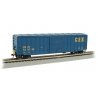 ACF 50′6′ Outside-Braced Boxcar - Flashing Rear End Device - Ready to Run -- CSX Transportation 129782 (blue, yellow)