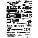 20th Century Sign Sets -- Set 2 - Late Buick, Xerox, IBM, Best Western, Texaco, Zenith & More, HO, Microscale Industries Inc 871