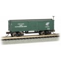Old-Time Wood Boxcar - Ready to Run -- Chicago & North Western N, Bachmann Industries 15655