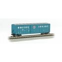 ACF 50`6` Outside-Braced Sliding-Door Boxcar - Ready to Run - Silver Series -- Middletown & New Jersey (blue), N, Bachmann Indus