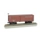 34′ Wood Old Time Boxcar - Ready to Run - Silver Series(R) -- Pennsylvania Railroad 6193 (Boxcar Red, Lines Lettering)