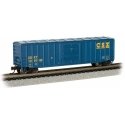 ACF 50`6` Outside-Braced Sliding-Door Boxcar - Ready to Run - Silver Series -- CSX, N, Bachmann Industries 19665