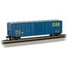 ACF 50′6′ Outside-Braced Sliding-Door Boxcar - Ready to Run - Silver Series -- CSX