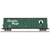 NSC 50′ Newsprint Plug-Door Boxcar - Ready to Run -- Canadian Pacific 81213 (green, white, Pine Tree Logo, Script Lettering)