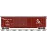 Postwar 50′ Double-Door Boxcar - Ready to Run - Master(R) -- Chesapeake & Ohio 28124 (Boxcar Red, white)