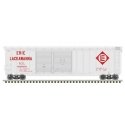 Postwar 50′ Double-Door Boxcar - Ready to Run - Master(R) -- Erie Lackawanna 65800 (gray, maroon), HO, Atlas Model Railroad Co