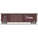 Postwar 50′ Double-Door Boxcar - Ready to Run - Master(R) -- Santa Fe 8734 (Boxcar Red, black, white, El Capitan)