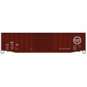 50′ Exterior-Post Modern Boxcar - Kit -- Missouri Pacific 367048 (Boxcar Red, Buzz Saw Logo), HO Accurail Inc 5666