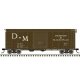 40′ Postwar Boxcar with 8′ Door - Ready to Run - Master(R) -- Detroit and Mackinac 3113 (Boxcar Red, white)