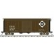 40′ Postwar Boxcar with 8′ Door - Ready to Run - Master(R) -- Erie 87243 (Boxcar Red, white, black)