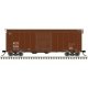 40′ Postwar Boxcar with 8′ Door - Ready to Run - Master(R) -- Kansas City Southern 21126 (Boxcar Red, white), HO Atlas Model