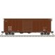 40′ Postwar Boxcar with 8′ Door - Ready to Run - Master(R) -- Kansas City Southern 21233 (Boxcar Red, white)