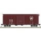 40′ Postwar Boxcar with 8′ Door - Ready to Run - Master(R) -- Pennsylvania Railroad 71426 (Tuscan, white, Plain Keystone, U-
