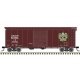 40′ Postwar Boxcar with 8′ Door - Ready to Run - Master(R) -- Canadian National 542762 (Boxcar Red, white, green, Serves All