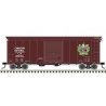 40′ Postwar Boxcar with 8′ Door - Ready to Run - Master(R) -- Canadian National 542762 (Boxcar Red, white, green, Serves All
