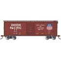 Pullman-Standard PS-1 40′ Steel Boxcar - Ready to Run - Silver Series(R) -- Union Pacific 107272 (Boxcar Red, white, Color Shi