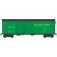 X31 Double-Door Round Flush Roof Boxcar - Ready to Run -- Ashley, Drew & Northern 2403 (Blt. 5-43, green, black)