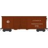X31B Double-Door Round Flush Roof Boxcar - Ready to Run -- Pennsylvania Railroad 61854 (Blt. 5-36 Repack 3-43, Tuscan, Circle Ke