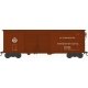 X31A Double-Door Round Flush Roof Boxcar - Ready to Run -- Pennsylvania Railroad 69301 (Blt. 6-34 Repack 9-49, Tuscan, Circle Ke