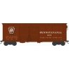 X31B Double-Door Round Flush Roof Boxcar - Ready to Run -- Pennsylvania Railroad 61509 (Blt. 3-36 Repack 2-56, Tuscan, Shadow Ke