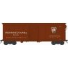 X31A Single-Door Round Inset Roof Boxcar - Ready to Run -- Pennsylvania Railroad 68226 (Blt. 4-34 Repack 11-54, Tuscan, Shadow K
