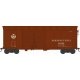 X31F Double-Door Turtle-Roof Boxcar - Ready to Run -- Pennsylvania Railroad 81502 (Blt. 6-34 Repack 9-48, Tuscan, Circle Keyston
