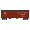 X31 Double-Door Round Flush Roof Boxcar - Ready to Run -- Seaboard Air Line 11506 (Blt. 4-40 Repack 3-50, Boxcar Red, Orange Blo