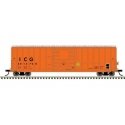 Berwick 50′ Boxcar - Ready to Run - Master(R) -- Illinois Central Gulf 501372 (orange, black), HO, Atlas Model Railroad Co. 20