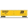 50′ Plug-Door Boxcar - Ready to Run - Master(R) -- Burlington Northern RBBN 64175 (yellow, black)