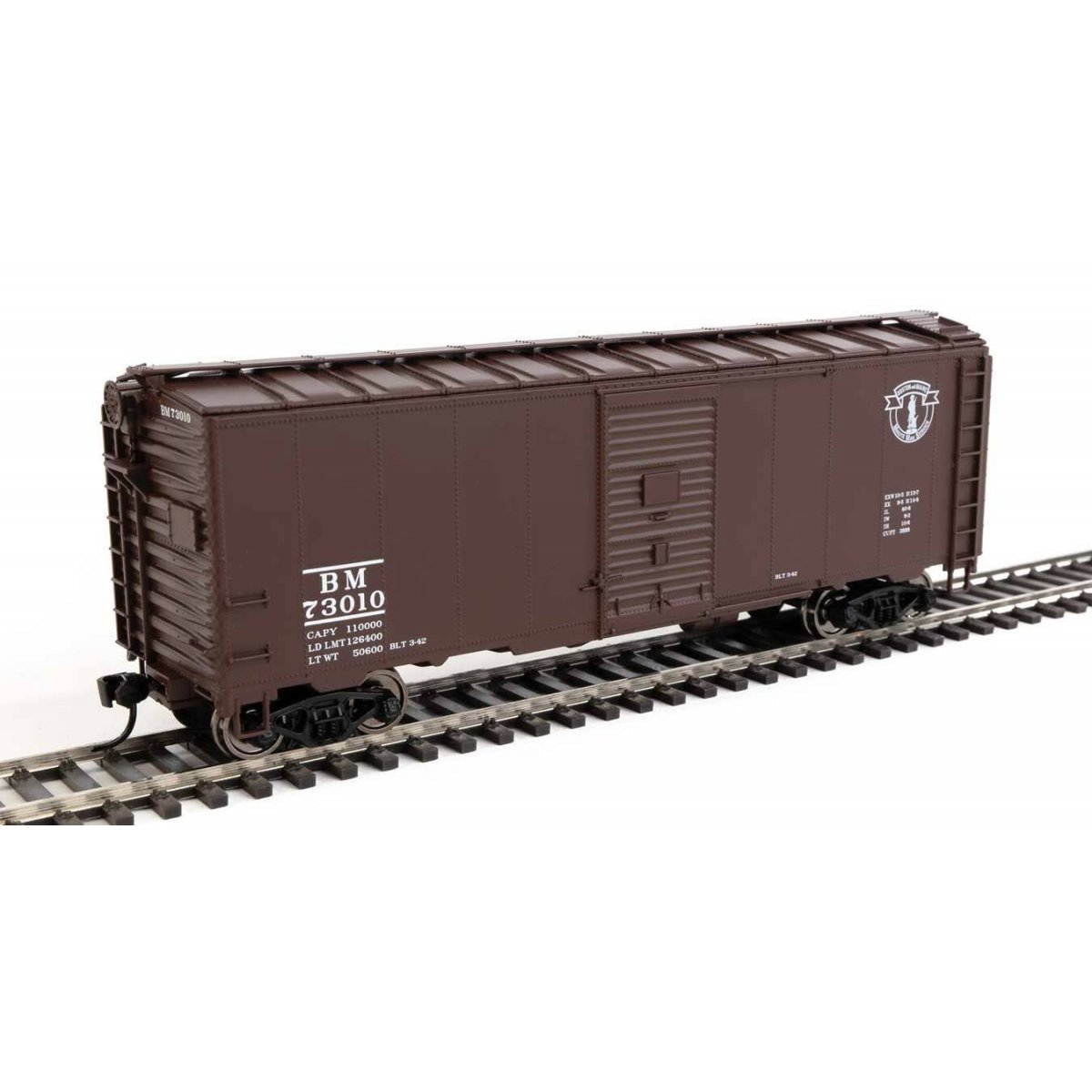 40′ AAR Modified 1937 Boxcar - Ready to Run -- Boston & Maine 73010