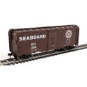 40′ AAR Modified 1937 Boxcar - Ready to Run -- Seaboard Air Line 19707, HO WalthersMainline 2737