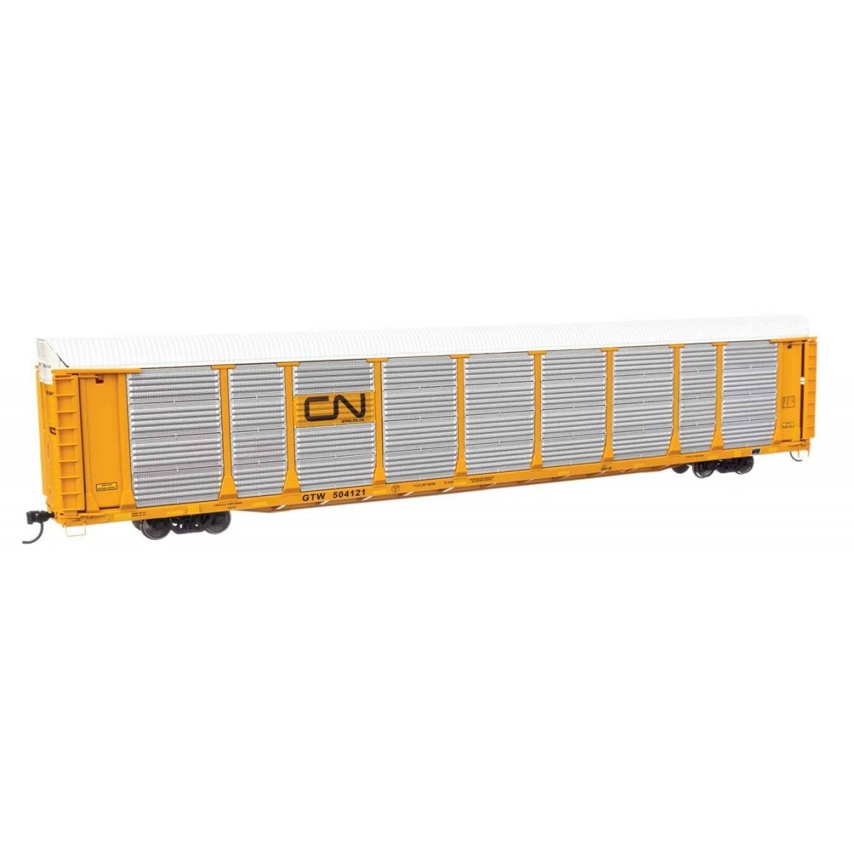 89′ Thrall Bi-Level Auto Carrier - Ready To Run -- Canadian National GTW 504121