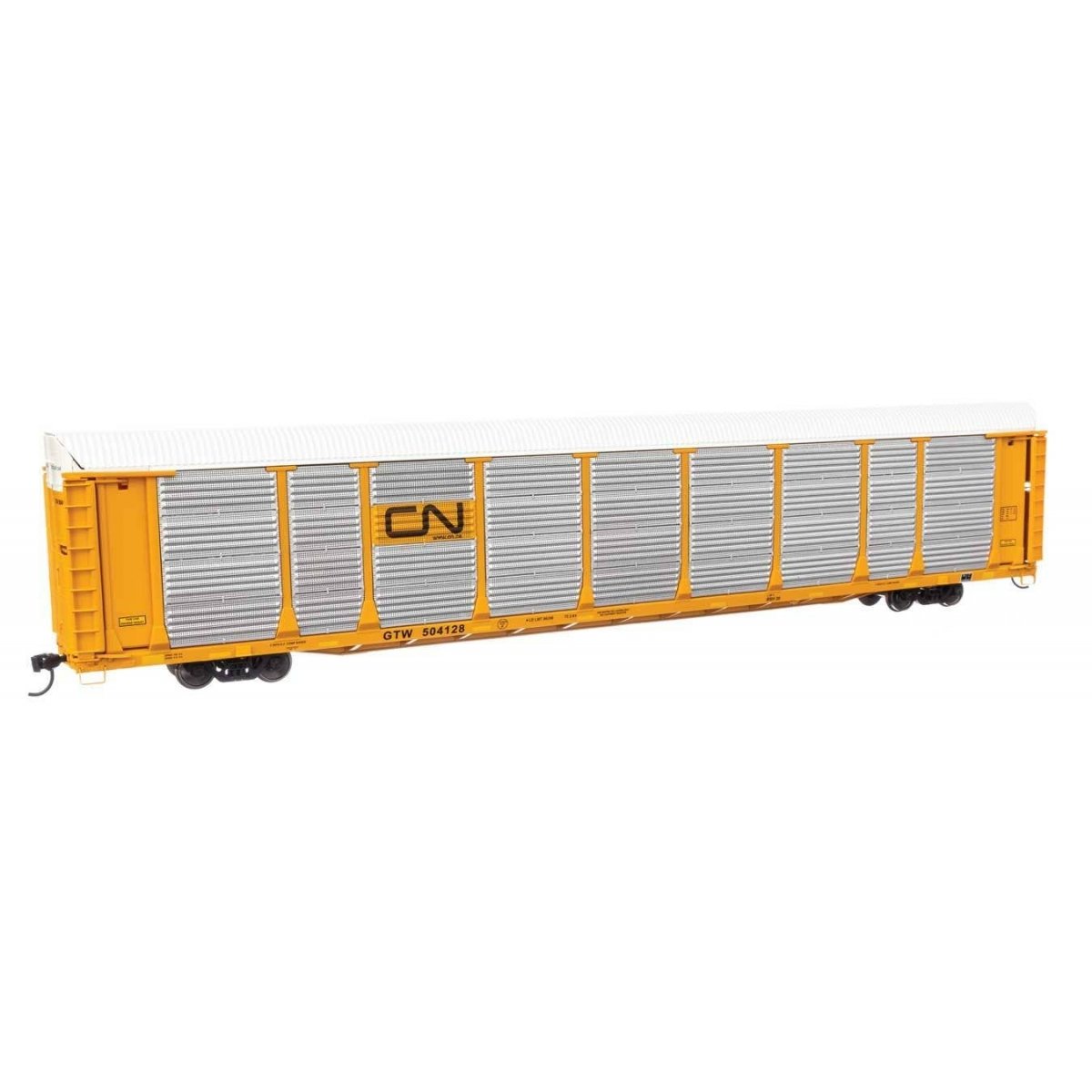 89′ Thrall Bi-Level Auto Carrier - Ready To Run -- Canadian National GTW 504128