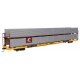 89′ Flatcar w/Bi-Level Shielded Auto Rack - Ready to Run -- Conrail Rack / Trailer-Train Flatcar TTBX 964335