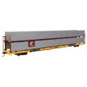 89′ Flatcar w/Bi-Level Shielded Auto Rack - Ready to Run -- Conrail Rack / Trailer-Train Flatcar TTBX 964335, HO, WalthersMain