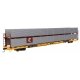 89′ Flatcar w/Bi-Level Shielded Auto Rack - Ready to Run -- Conrail Rack / Trailer-Train Flatcar TTBX 964349