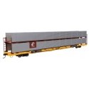 89′ Flatcar w/Bi-Level Shielded Auto Rack - Ready to Run -- Conrail Rack / Trailer-Train Flatcar TTBX 964349, HO, WalthersMain